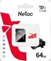 Карта памяти microSDHC 64 ГБ Netac