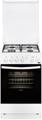 Плита комбинированная Zanussi ZCK9540G1W; эмал.сталь; 58