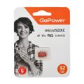 Карта памяти microSD GoPower 32GB Class10