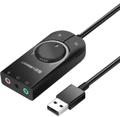 Звуковая карта USB UGREEN CM129 (50599);