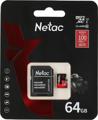 Карта памяти microSDXC 64 ГБ Netac